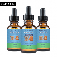 （3-pack）Hemp Essential Oil for Dogs Natural Herbs of Pet Care Oil Anxiety Relief Pain Joint hip Strengtheens immunity HOFD-001